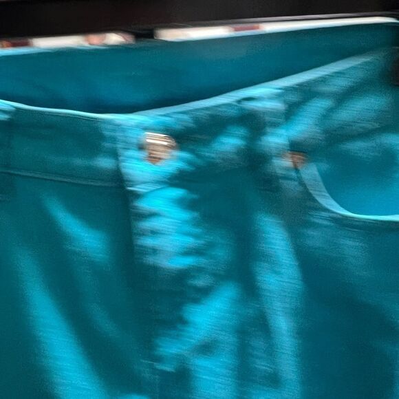 Cache Turquoise Capris Size 6 #DP311 - Picture 3 of 9